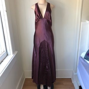 Maroon Nightgown